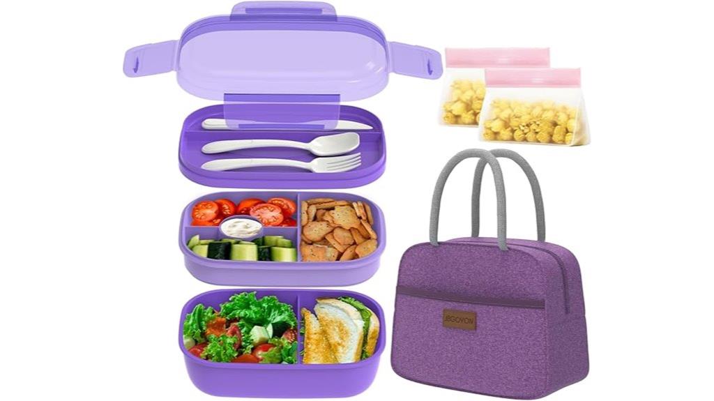 stackable bento lunch set