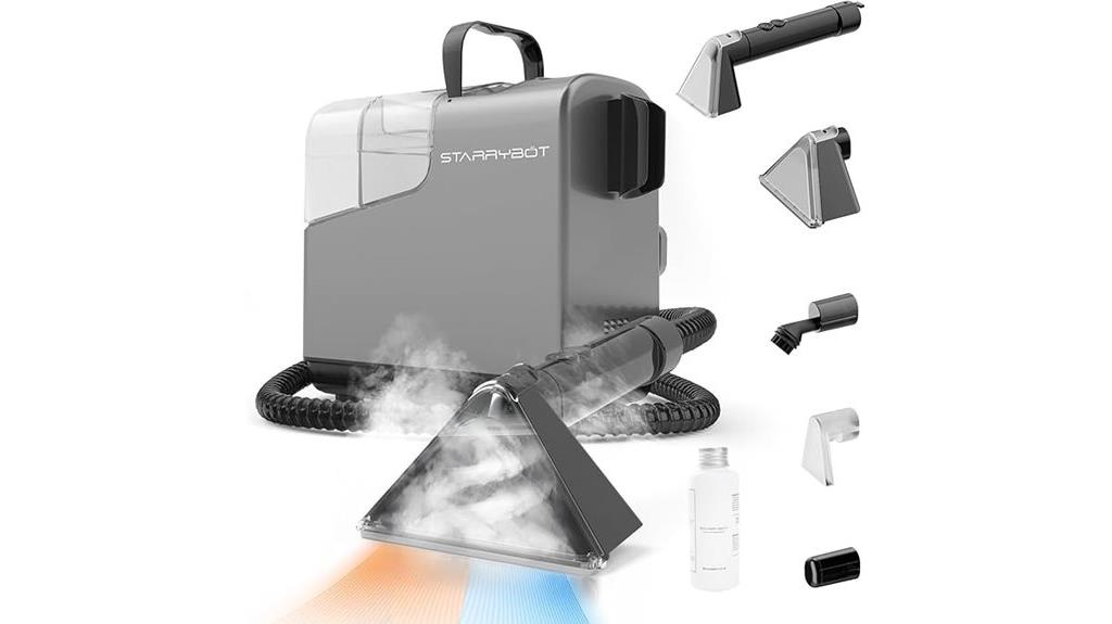 steam powered portable carpet cleaner