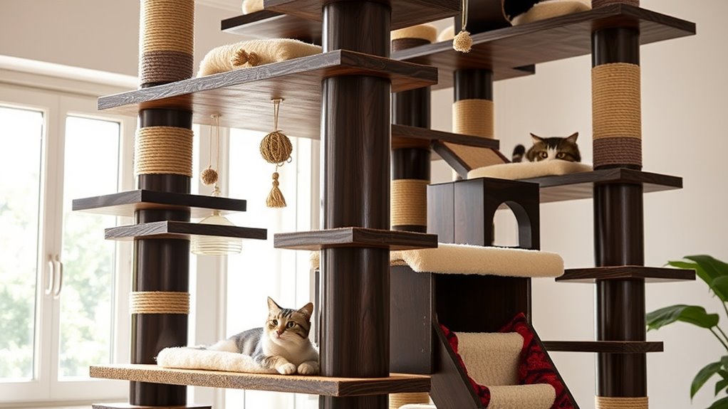 sturdy spacious multi level design