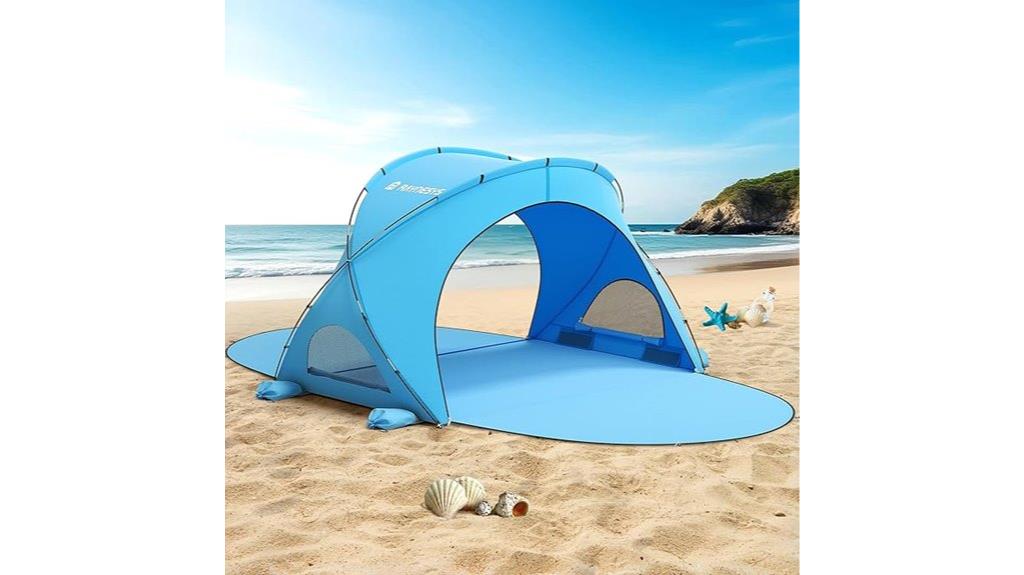 sun protection beach shelter