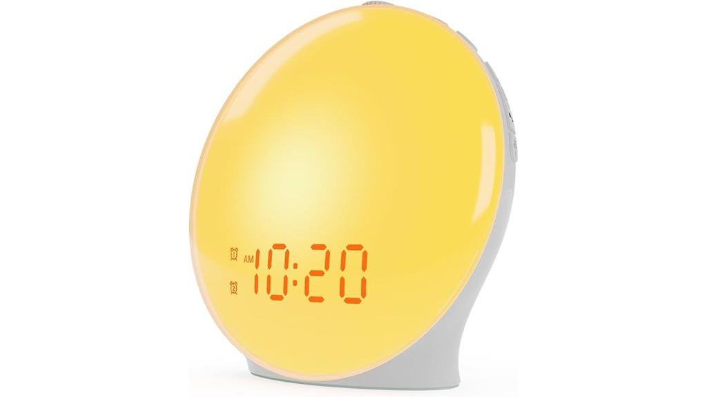 sunrise alarm with sleep sounds
