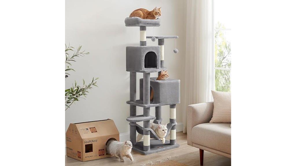 tall indoor cat tower