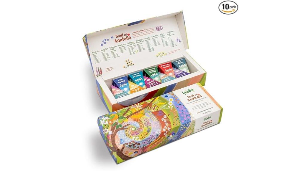 tea variety pack presentation