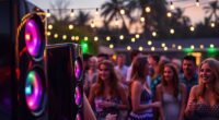 top lighted party speakers