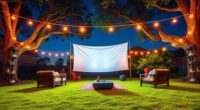 top outdoor movie projectors