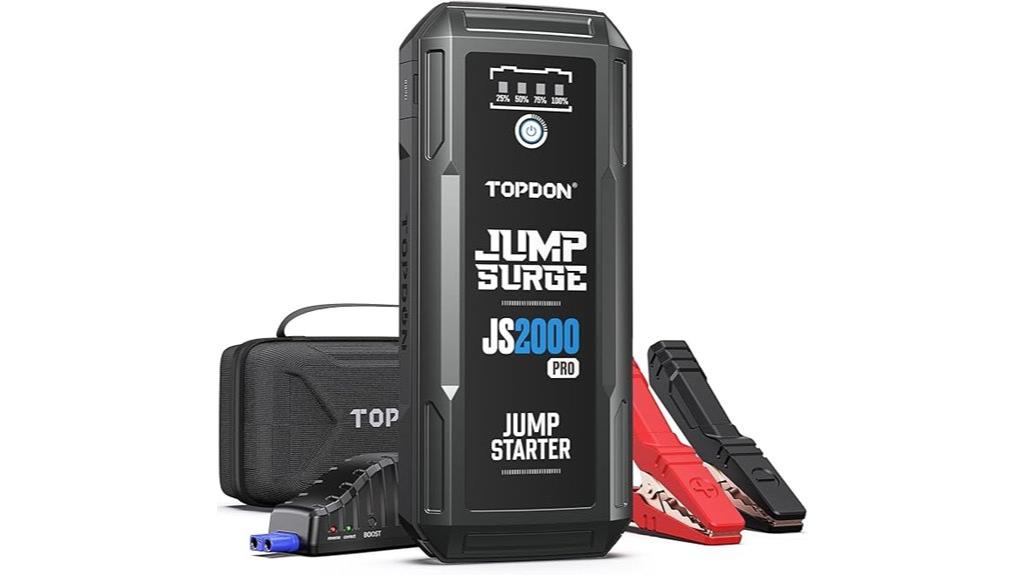 topdon 2000a jump starter