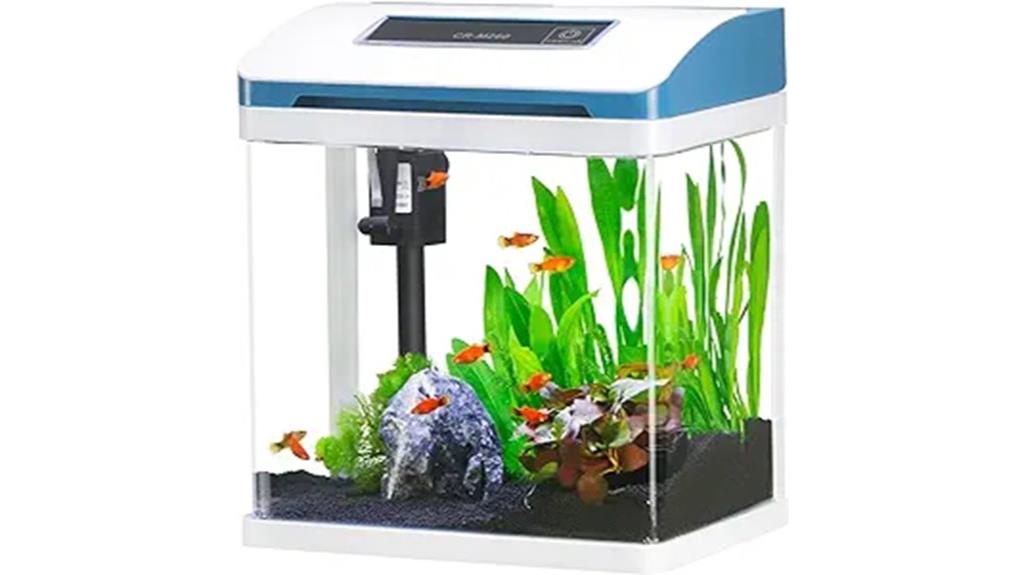 two gallon glass aquarium kit