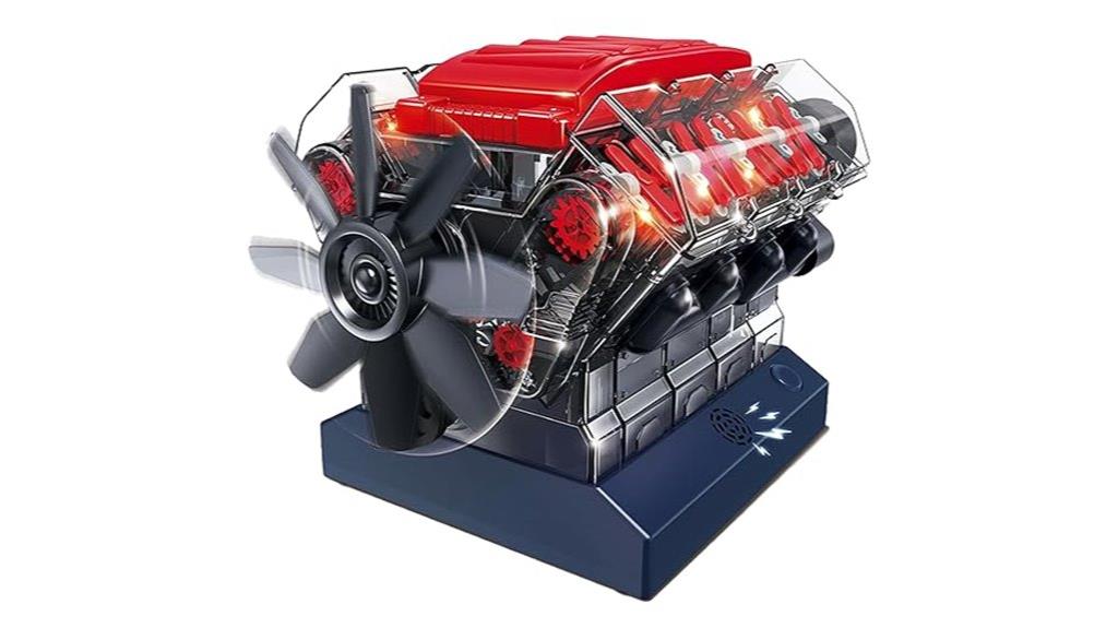 v8 engine model kit
