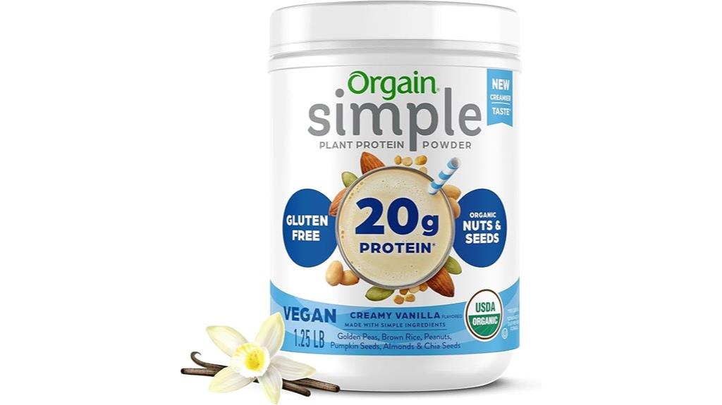 vegan vanilla protein powder