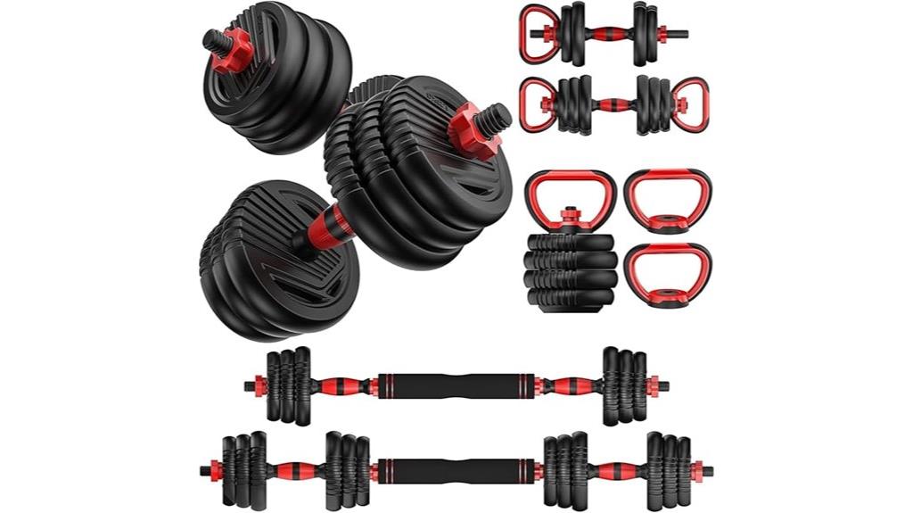 versatile adjustable weight set