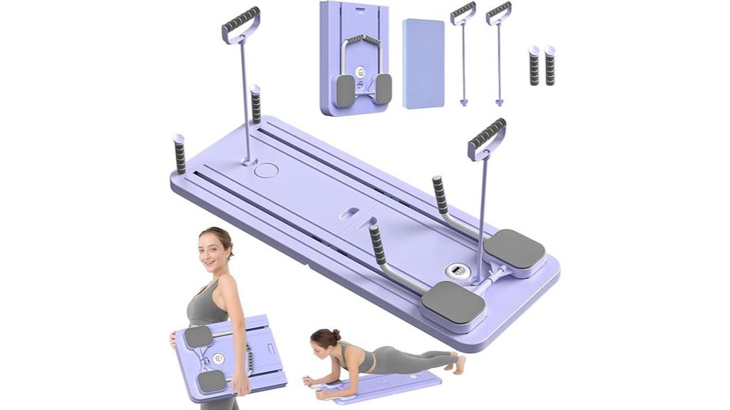 versatile foldable pilates reformer