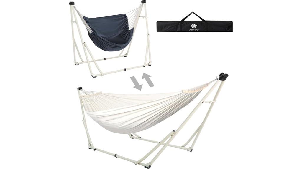 versatile hammock swing set