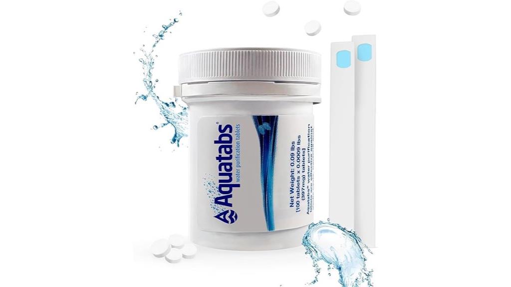 water purification tablets kit