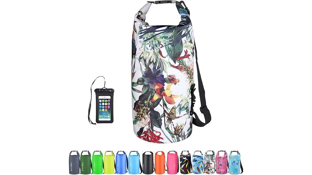 waterproof backpack phone pouch