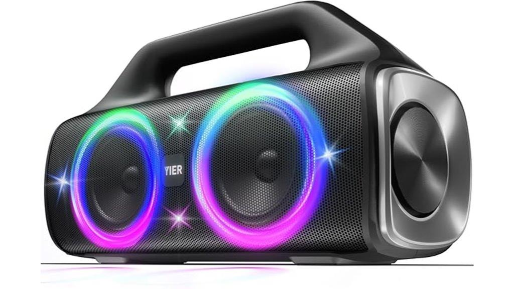 waterproof bluetooth speaker with lights