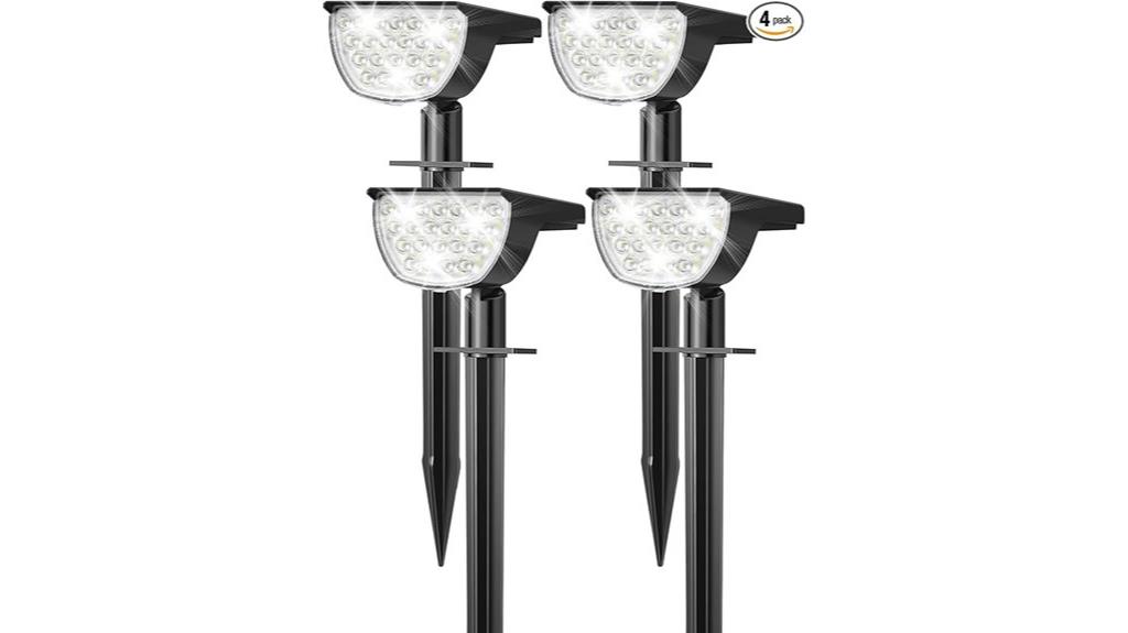waterproof solar outdoor lights