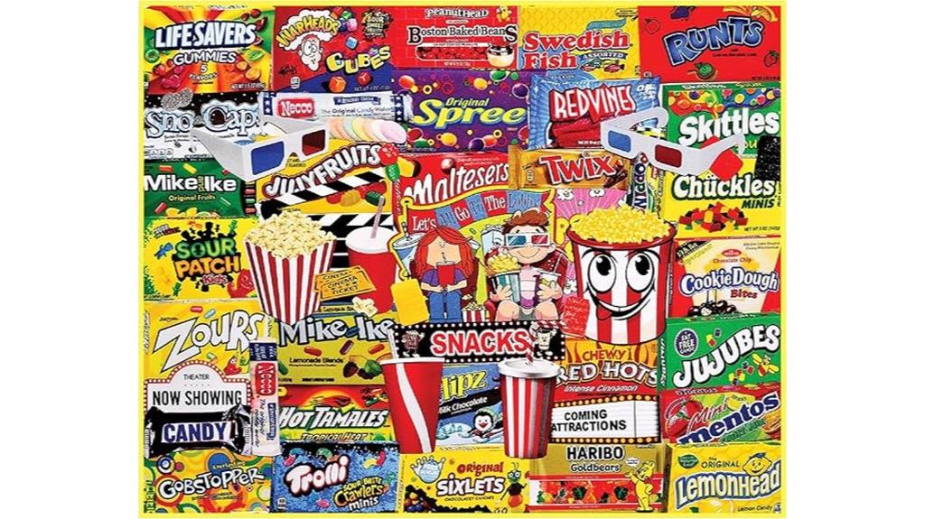 white mountain puzzle collage