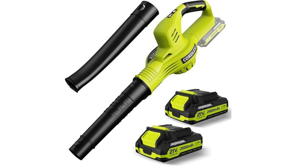 wireless leaf blower set