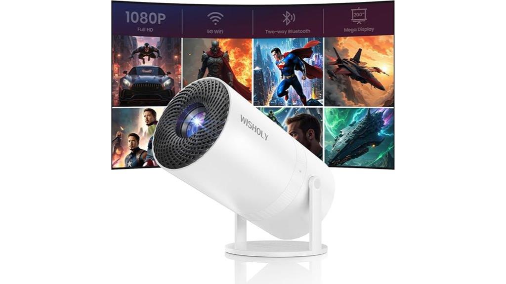 wireless portable movie projector