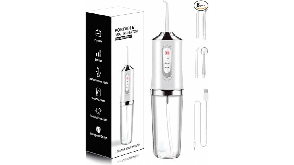 wireless water flossing device