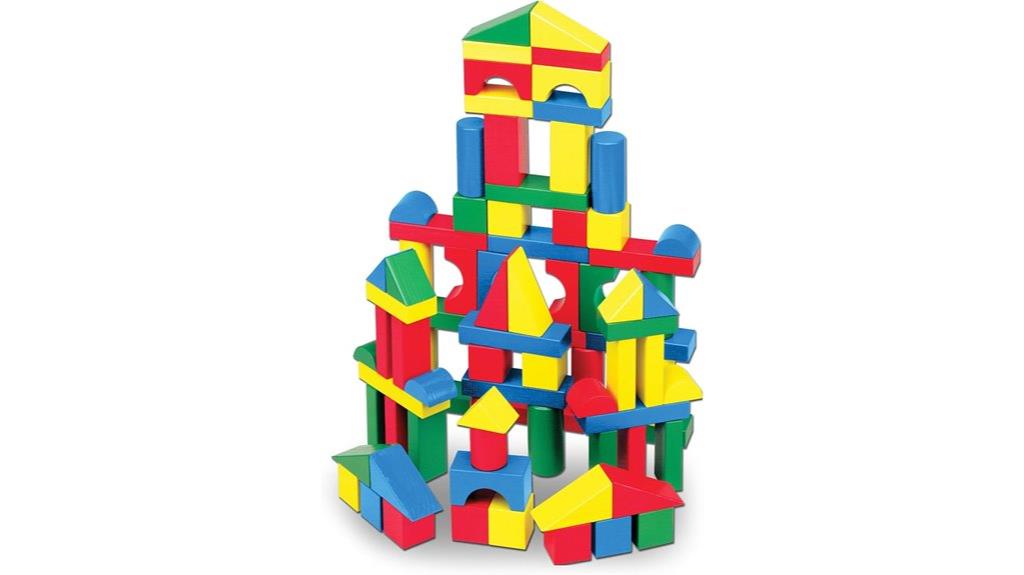 wooden building block set
