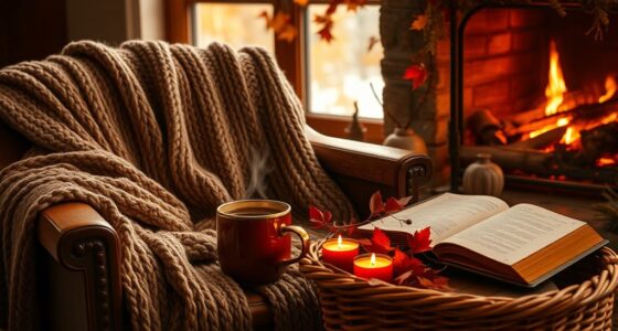 cozy autumn night self care