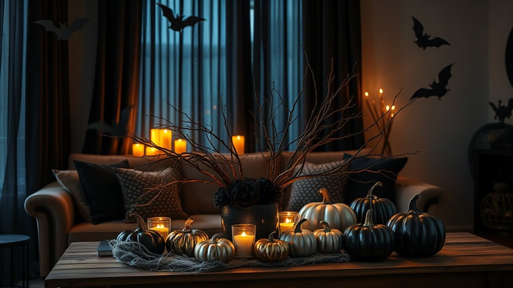 diy gothic halloween decor