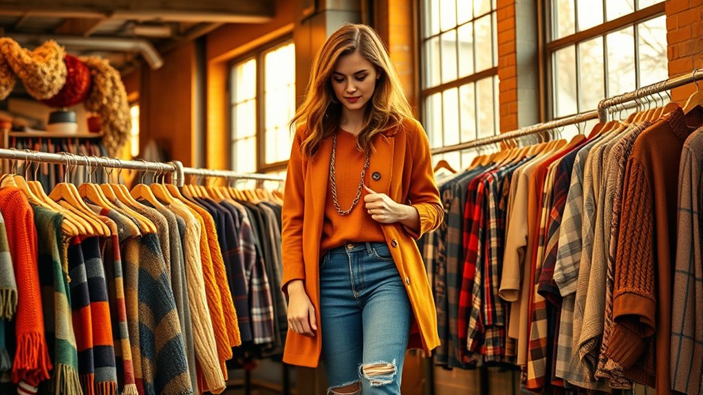 eco friendly vintage fall wardrobe