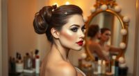 fast holiday party hairstyles