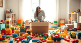 post holiday toy cleanup