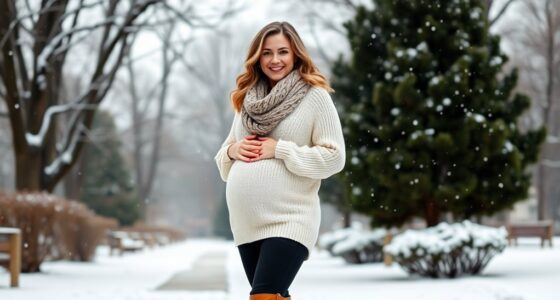 pregnancy winter style tips