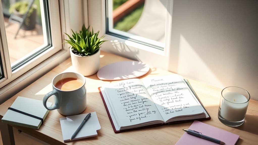 prioritize mindfulness and self care