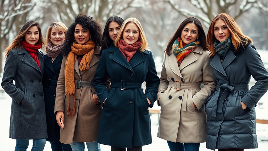 select winter coat fit