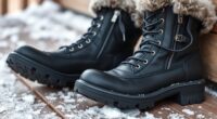 selecting fashionable winter footwear