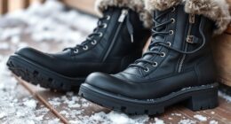 selecting fashionable winter footwear