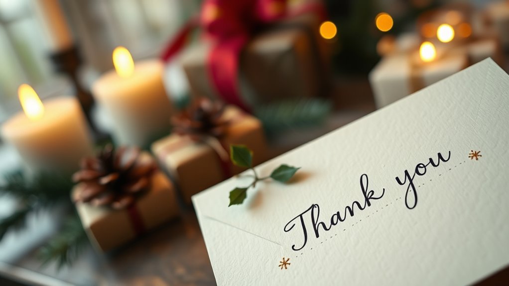 send handwritten thank you notes