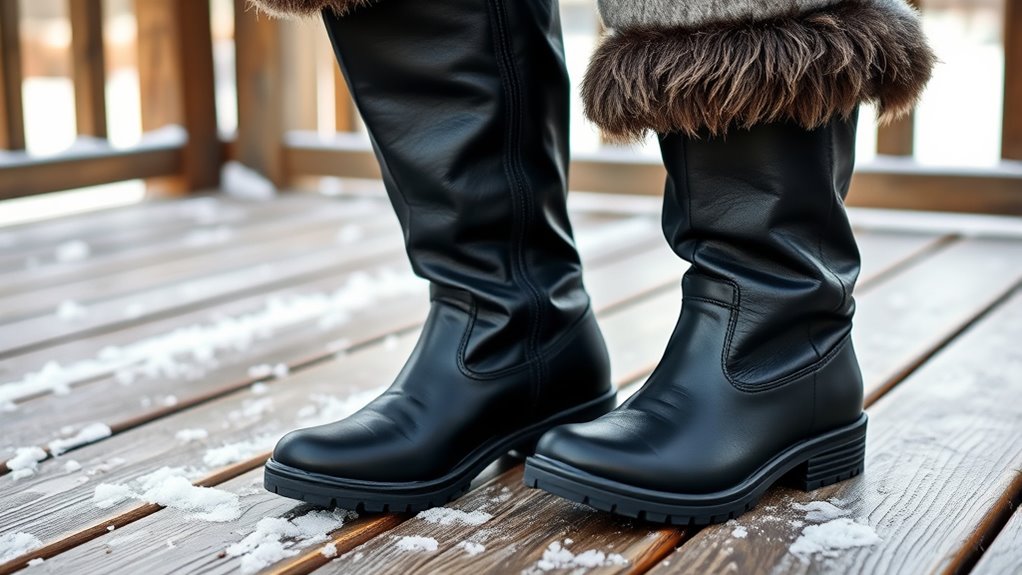 stylish practical winter footwear