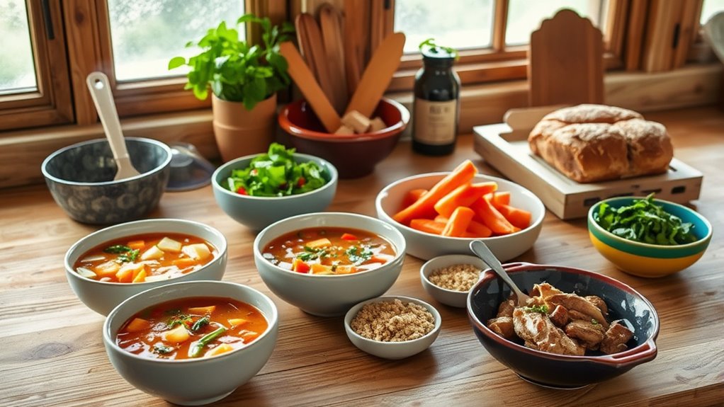 winter comfort food prep