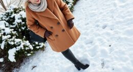 winter fashion fabrics and footwear
