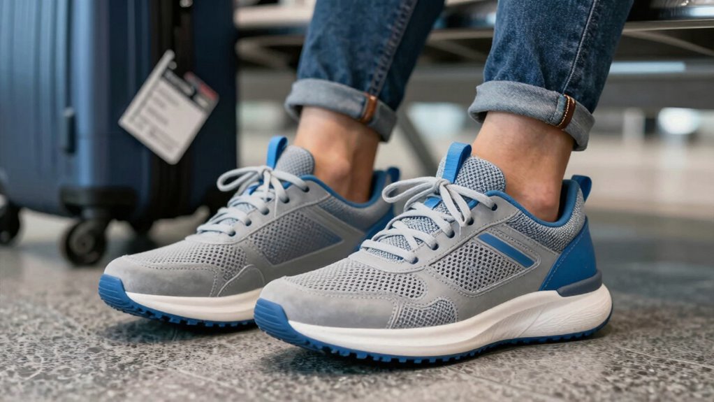 comfortable travel sneaker options