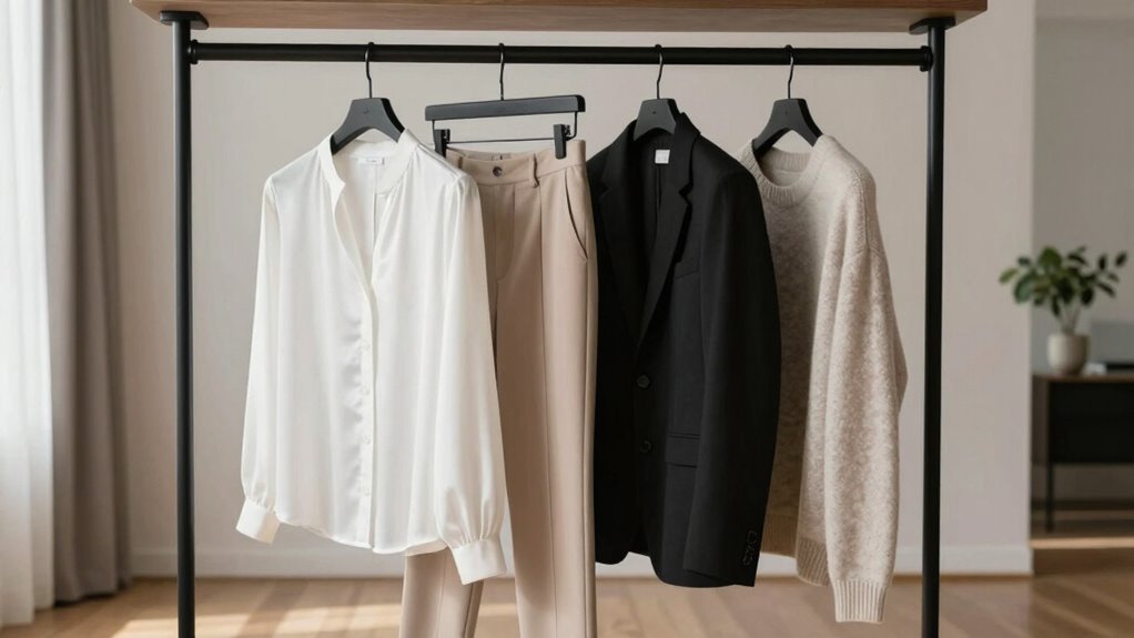 elegant minimal wardrobe essentials