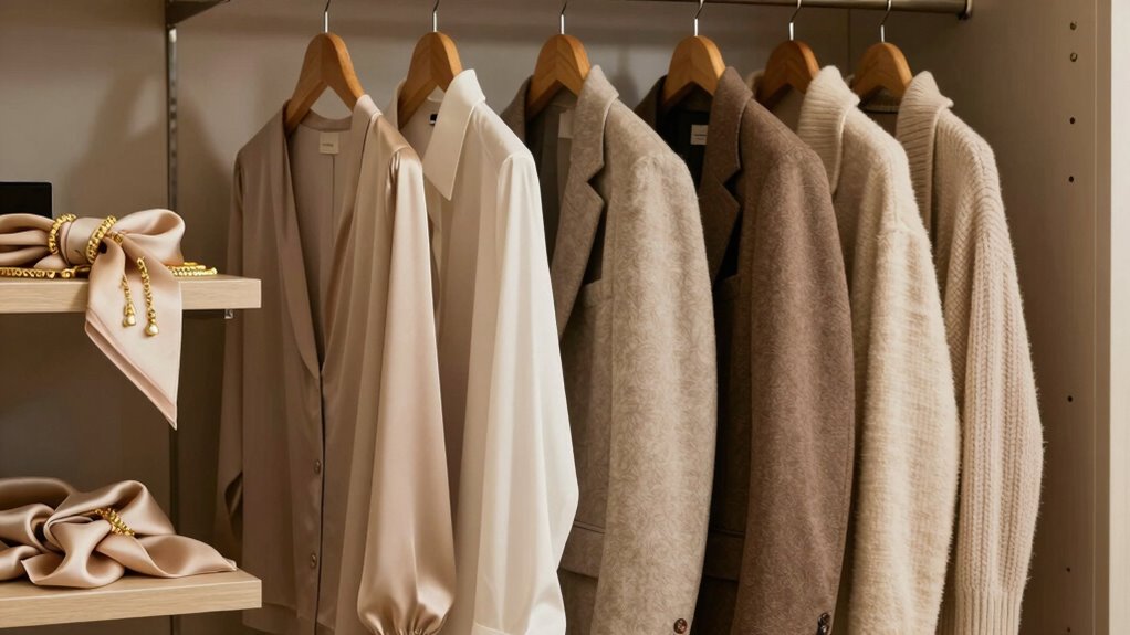 layered textures and accessories