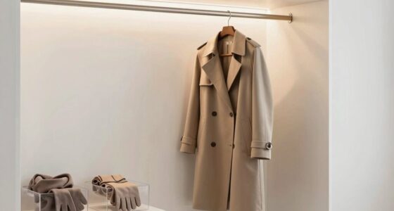 organized closet dressing method