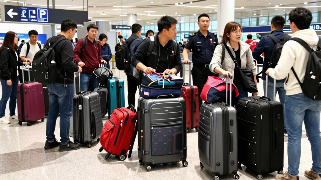 oversized luggage process and fees