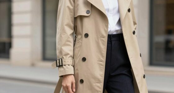 polished outfits with trench