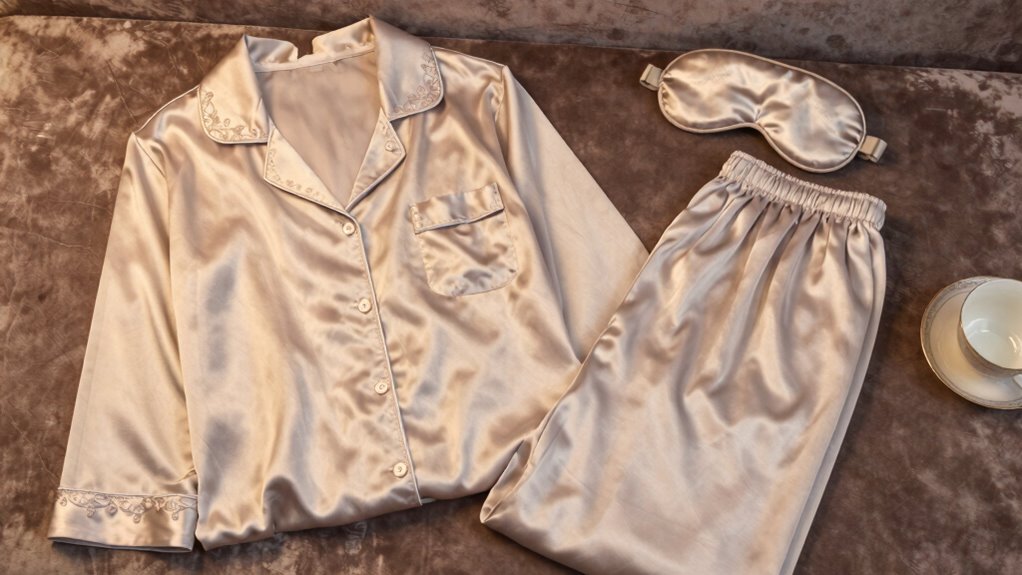 silk pajamas for comfort