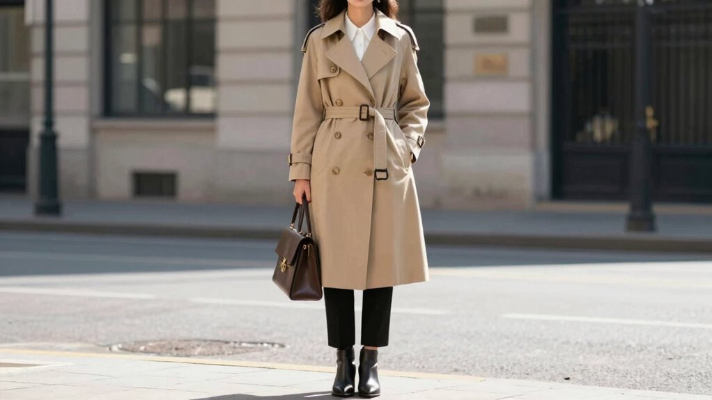 stylish trench coat outfits