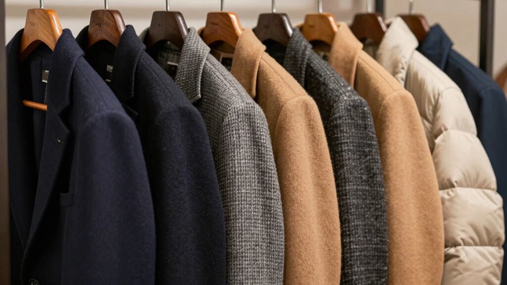 warm stylish textured fabrics