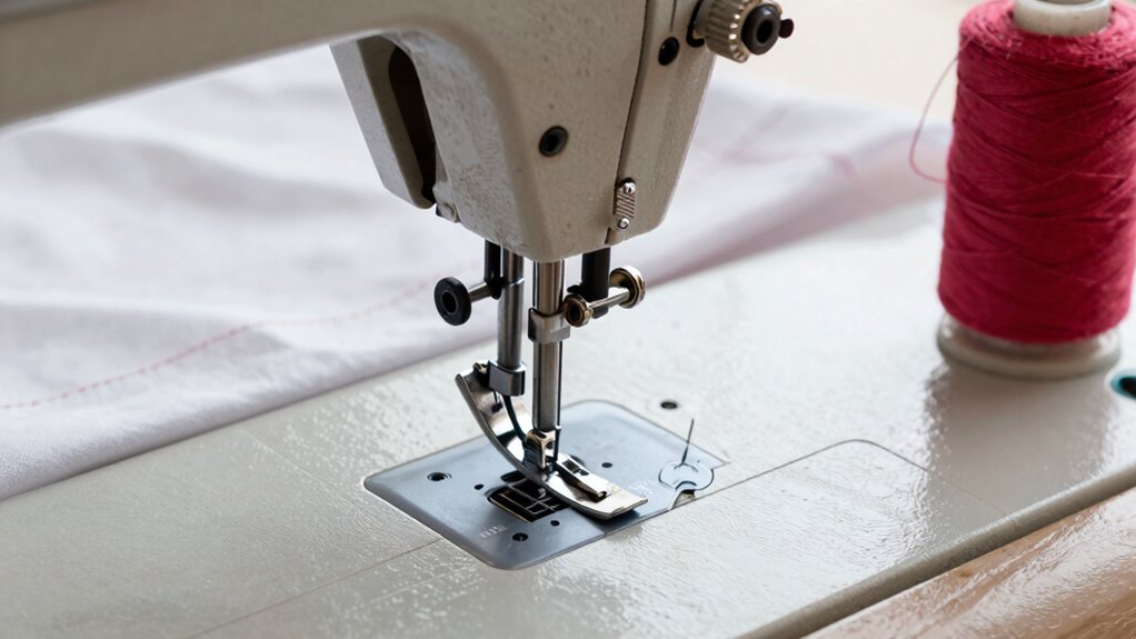 adjust tension and needle