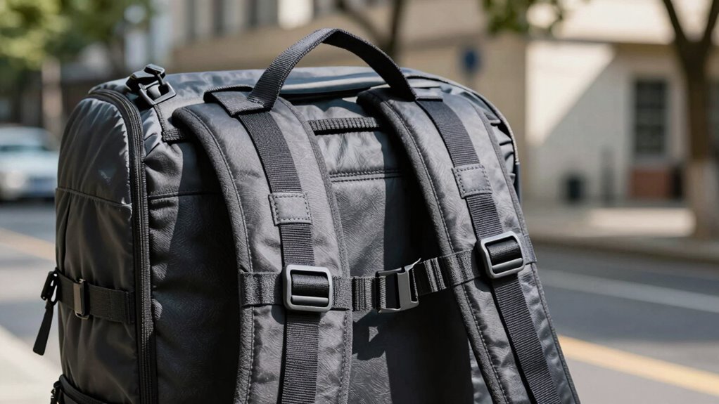 adjustable straps enhance comfort